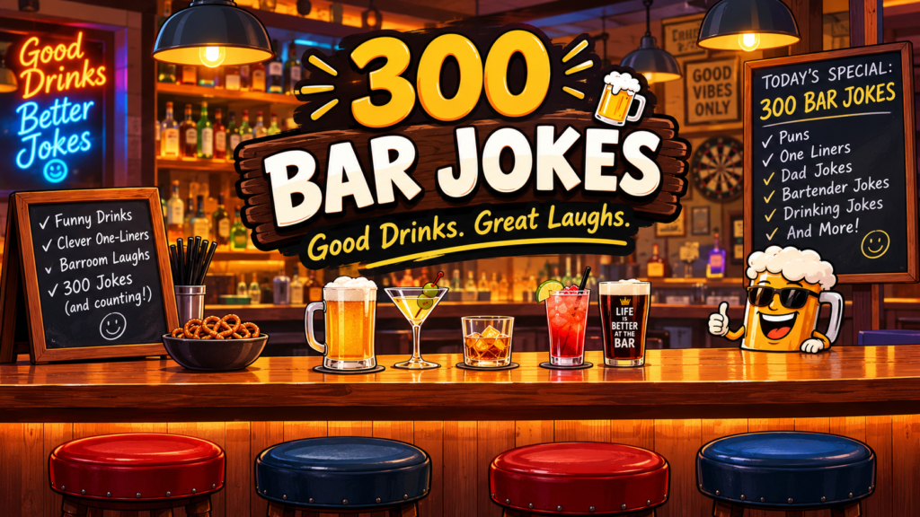 300+ Hilarious Bar Jokes You Have to Read